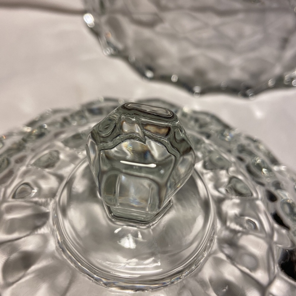 Vintage Fostoria Candy Dish with Lid American Clear (Stem 2056) - Picture 9 of 15